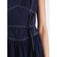 thumbnail image 3 of Free Assembly Women's and Women's Plus Sweetheart Belted Cotton Utility Midi Dress, Sizes XS-4X, 3 of 3