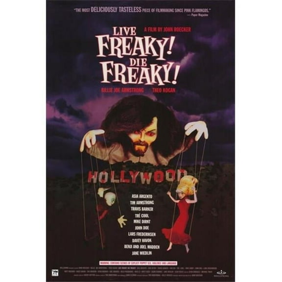 Posterazzi MOV370008 Live Freaky Die Freaky Movie Poster - 11 x 17 in.