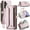 Pink, variant on Crossbody for Samsung Galaxy A15 Case Wallet【RFID Blocking】with 10-Card Holder Zipper Bills Slot, Soft PU Leather Magnetic Shoulder Wrist Strap for Samsung Galaxy A15 Wallet Case Women