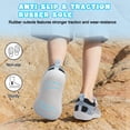 thumbnail image 4 of Barerun Toddler Sandals for Girls Boys Quicky Dry Non Slip,Wide,Breathable,Closed Toe BlueGrey,6 Toddler, 4 of 9