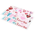 thumbnail image 2 of Autocollant de Modèle de Coeur, 2pcs Saint Valentin Fenêtre Fenêtre Décor Autocollants Auto-Adhésifs Performance Fiable, 2 of 14
