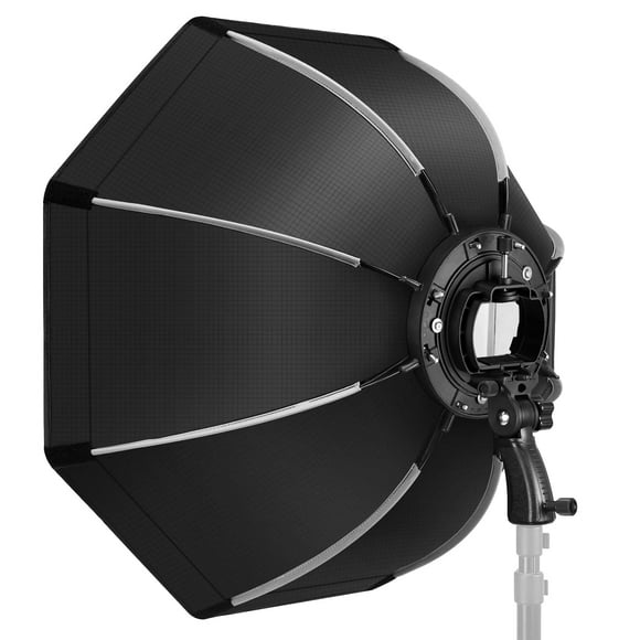 NEEWER 26"/65cm Octagonal Softbox Quick Release, with S-Type Bracket Mount, Carrying Bag Compatible with NEEWER TT560 NW561 NW600 NW620 NW700 NW-670