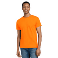 thumbnail image 3 of Gildan High Visibility Workwear T-Shirt for Men, Safety Orange, L, 3 of 5