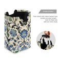 thumbnail image 3 of Yayeee Freestanding Laundry Hamper with Handle Collapsible Large Storage Basket for Clothes, Blue Floral, 3 of 7