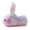 Full Wrapped Blue Purple, variant on Sogetch Toddler Boys Girls Cute Bunny Slippers Kids Warm Fuzzy Bedroom House Shoes