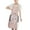 Champagne, variant on SDFGTstore Overall Apron Waterproof Oil Proof Easy Cleaning Exquisite Cartoon Pinafore
