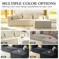 thumbnail image 4 of Cubente 108" Modular Sectional Sofa, Cloud Couch with 3 Deep Seat, Indoor Modern L-Shape Sofa Couch, Boneless Couch Compressed Sofa for Living Room Bedroom, 4 of 10
