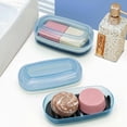 thumbnail image 2 of Travel Soap Case for Two Bars, Leak Proof Shampoo Bar Holder Compatible with Kitsch Bars, Soap Container with Drainage Layer for Bathroom, Camping, and Gym, Easy to Clean (Black), 2 of 7