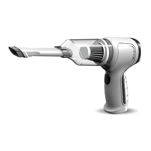SwiftVac Cordless Handheld Vacuum, 9000PA High Power Car Vacuum with 120W Motor, 3-in-1 Portable Mini Vacuum for Car, Home, Office & Pet Hair, White