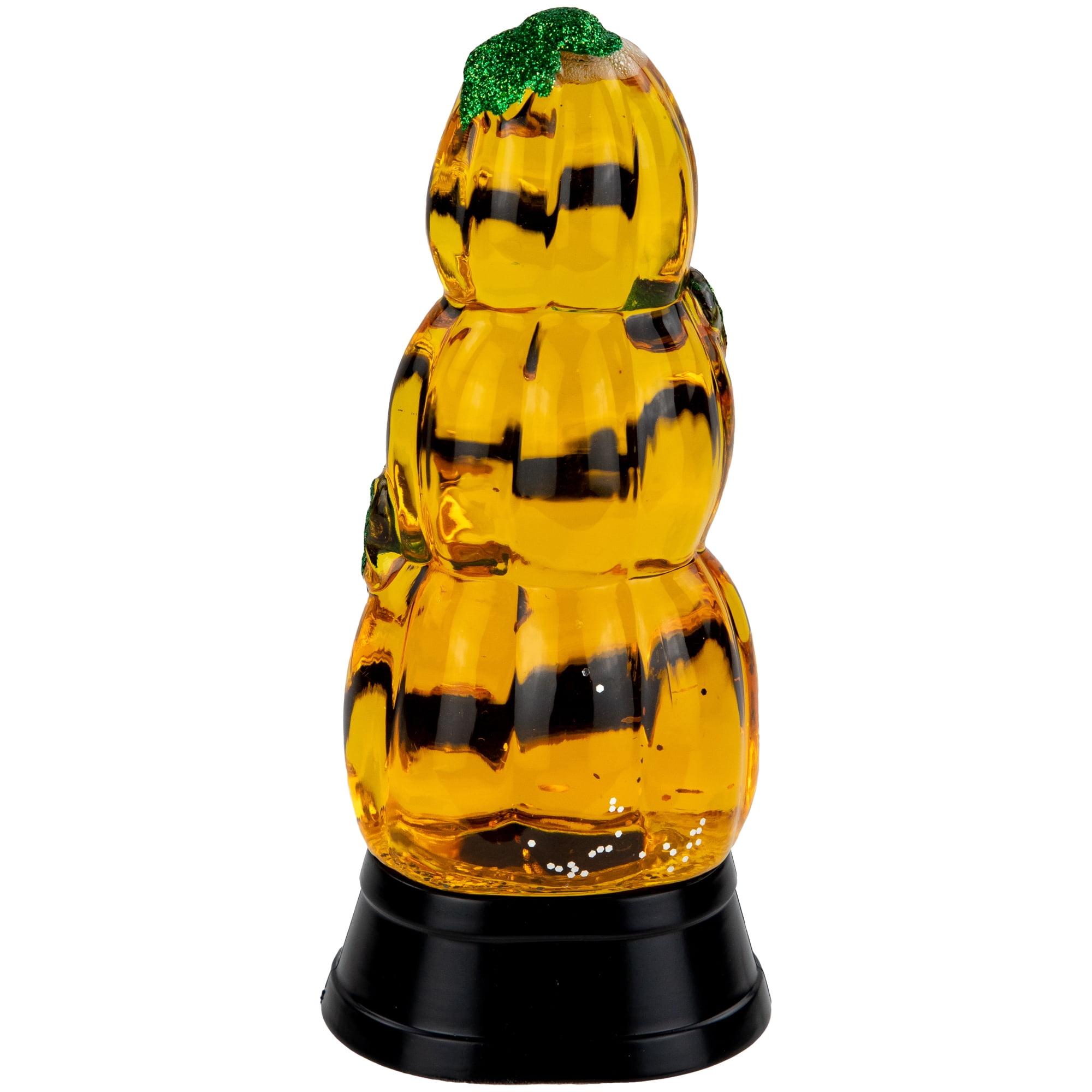 Northlight LED Lighted Stacked Jack O' Lanterns Halloween Snow Globe - 6.5"