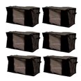 thumbnail image 2 of 6 bolsas de almacenamiento para colchas, contenedores de almacenamiento de mantas grandes, telas no tejidas plegables, organizador de almacenamiento de ropa para viajes diarios en movimiento, 2 of 10