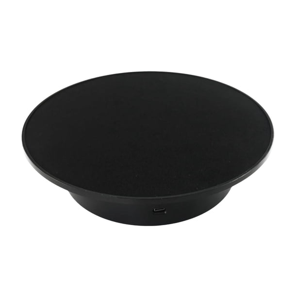 Tenderá en Rotación Eléctrica 360 Soporte Rotatorio Soporte de Joyería para El Modelo Ante negro