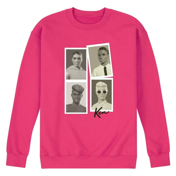 Barbie - Ken - Classic Photos of Ken - Men's Crew Neck Fleece Pullover