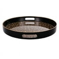 thumbnail image 4 of A&B Home Quinn Safari Round Trays-Color:Brown,Style:Modern Chic, 4 of 4