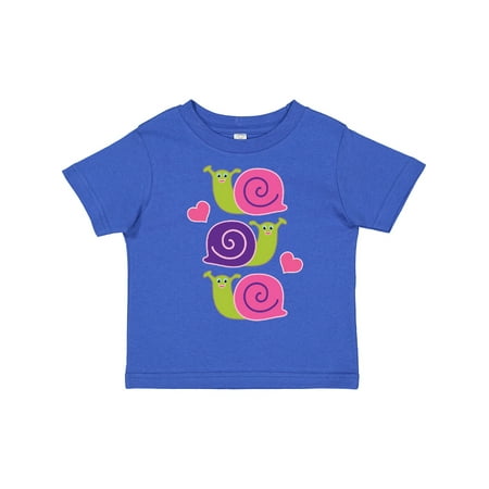 

Inktastic Snail Lover Girl Garden Snails Gift Toddler Toddler Girl T-Shirt