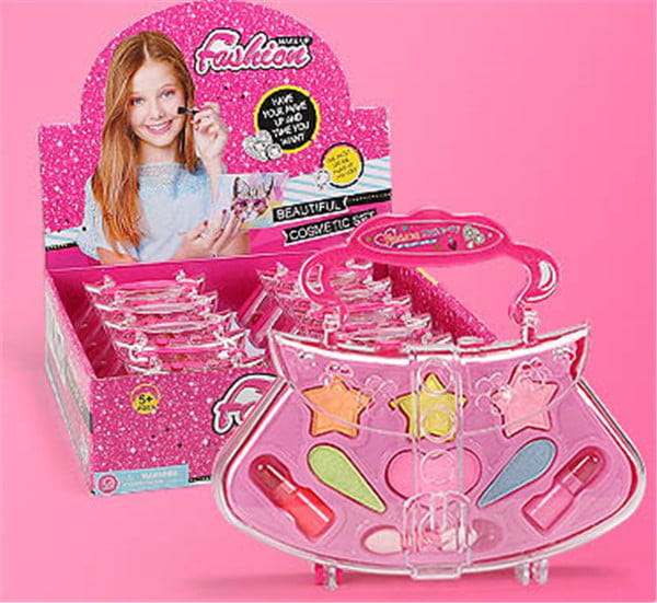 Kids Make Up Toy Set Pretend Play Princess Makeup Beauty Safety Toys Kit /Neu 