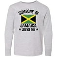thumbnail image 3 of Inktastic Jamaican Vacation Someone in Jamaica Loves Me Long Sleeve Youth T-Shirt, 3 of 5