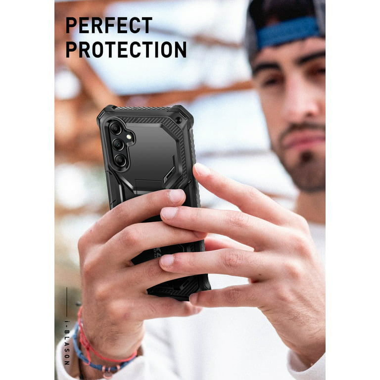 i-Blason Armorbox for Samsung Galaxy A54 5G Case with Kickstand & Belt Clip  Holster, Full-Body Rugged Bumper Case with Built-in Screen Protector