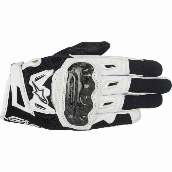 Alpinestars Stella SMX-2 Air Carbon v2 Gloves - Black/White - Sm