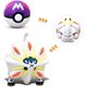 thumbnail image 2 of KEOGAU Solgaleo Pokeball Figura de batalla de 3.9 pulgadas \u2013 Solgaleo figura de acción y Poké Ball \u2013 Poke Poket Ball figura de acción modelo de juguete Solgaleo Mewtwo Solgaleo Mewtwo Xishao Juguetes, 2 of 2
