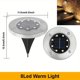 thumbnail image 5 of Illuminate Your Garden with 4pcs Waterproof Solar Garden Lights - 8 LEDs, Perfect for Path, Deck, Yard, Driveway and Lawn Decoration, 5 of 5