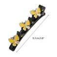 thumbnail image 4 of Pompotops Rhinestone Butterfly Braided Hair Clips for Women Girls Butterfly Side Clip Bangs Hairpin Hair Accessories, 4 of 6