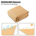 thumbnail image 3 of Yescom 19x13Ft 97% UV Block Rectangle Sun Shade Sail Outdoor Patio Pool Garden Yard Lawn Carport Awning Canopy Ivory, 3 of 12