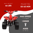 Kid Motorz 6V Xtreme Quad BatteryPowered RideOn, Red