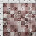 thumbnail image 3 of oneOone Cotton Poplin Dark Rose Brown Fabric Asian Mix Floral Dress Material Fabric Print Fabric By The Yard 42 Inch Wide, 3 of 4