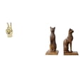 thumbnail image 1 of Decoración Creativa Para El Hogar, Sala De Estar, Gabinete, Estante, Estatuas De Gato Egipcio, Figuras Decorativas, Sujetalibros, Adorno De Mesa Para Oficina, Regalo De Inauguración De La, 1 of 8