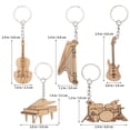 thumbnail image 3 of FRCOLOR chic key holder 5Pcs Small Gift Assorted Color Drum Set Shaped Bamboo for Music Lover Collection,3.94"X1.18"X0.08", 3 of 4