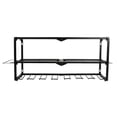 thumbnail image 5 of Power Tool Organizer, Power Drill Holder Wall Mount, 3 Layers Heavy Duty Metal Tool Storage Rack, Battery Tools Holder Shelf, Adjustable Height Iron Tool Rack for Workshop or Garage, Black, 5 of 12