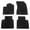 Black, variant on Ikon Motorsports Floor Mats Fits 2021-2025 Nissan Rogue, Car Custom Nylon Beige Carpets Liner Guard Protector 1st 2nd Row Front Rear Protection Cover 4PCS