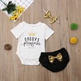 thumbnail image 2 of Gupgi Bébé Fille Tenue 3PCS Ensemble Manches Courtes Arc PP Shorts Bandeau, 2 of 6