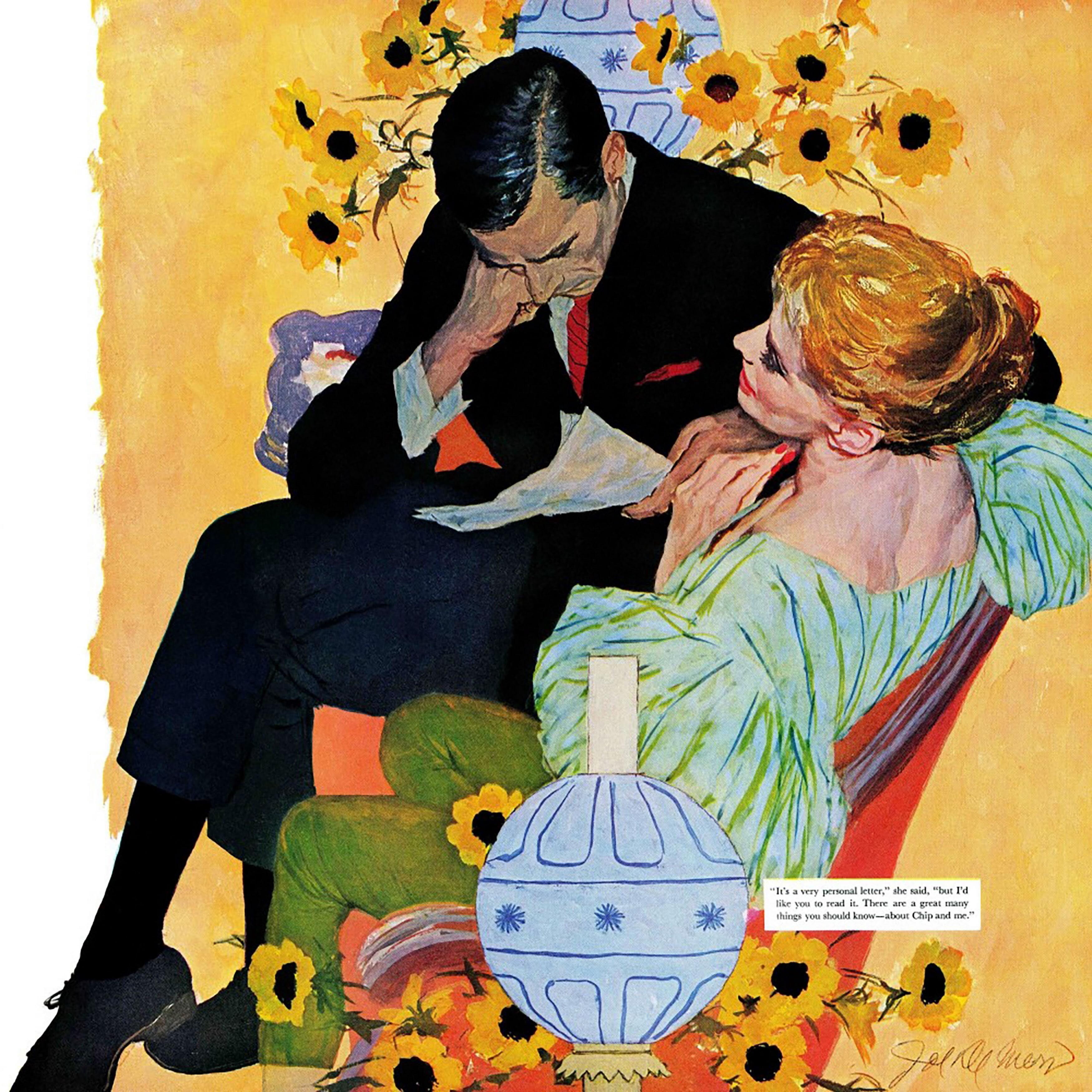 Marmont Hill "Love Dies Slowly" by Joe de Mers Painting Print on Canvas
