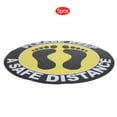 thumbnail image 4 of Warning Floor Sticker Floor Sticker Sign  Distance Sticker Distance Floor Decal 5pcs / Bag Distance Warning Floor Sticker Decal  Distance Sign For Store HospitalXG008, 4 of 8