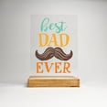 thumbnail image 6 of Custom Wood Table Desk Stand Happy Father's Day, Dads With Beards Are the Best, Personalized for Papa Father Pops Daddy Stepdad Holiday Gift, 6 of 8