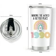 thumbnail image 4 of 35th Birthday Tumbler for Women 20 oz Stainless Steel Insulated 1990 Birth Year Gift Unique 35YearOld Birthday Present Personalized Milestone Tumbler, 4 of 6