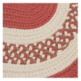thumbnail image 2 of Colonial Mills 2' x 12' Red and White Reversible Oval Handcrafted Accent Area Rug, 2 of 2