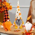thumbnail image 3 of Fall Gnome Autumn Tomte Farmhouse Home Decor Shelf Sitter Nordic Sueco Nisse Elf Enano Día de Acción de Gracias Regalo, Juego de 3 Vhermosa WRJM-403, 3 of 4