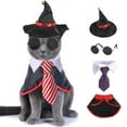 thumbnail image 3 of Travelwant Pet Formal Accessories Set - Pet Top Hat with Formal Pet Tuxedo Bandana Collar Birthday Party Gradation Halloween Costumes Accessories for Dog Cat, 3 of 8