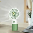 thumbnail image 6 of Qocolhg Mini Portable Fan, Small and Powerful, Cute Design High Speed Personal Handheld Fan, Lightweight USB Rechargeable Fan for Makeup Stylish Girl Women Travel Indoor Outdoor, Green, Clearance, 6 of 6