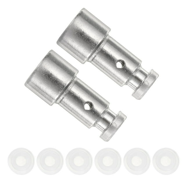 Unique Bargains 2 Pcs Float Valve Pressure Cooker Replacement Parts with 6 Pcs Sealer Gasket for 5/6QT Pressure Pot, Silver