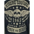 thumbnail image 6 of Xtreme Couture by Affliction Men's Hoodie Faded Iron (Black), 6 of 9