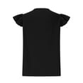 thumbnail image 4 of Xysaqa Womens Summer Tank Tops 2025 Casual Tie Front Pleated T-Shirts Loose Fits Tunic Tops Sleeveless Shirts Flowy Blouses Black L Clearance, 4 of 5