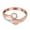 Rose Tone, variant on Mechanical Wrench Band Rose Tone Plain Ring 925 Sterling Silver Size 6