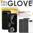 thumbnail image 4 of Funda para Google Pixel 9 (2024) con Clip para Cinturón y Soporte, Funda Protectora de Doble Capa sin Pantalla a Prueba de Golpes para Pixel 9 - Negra y Azul, 4 of 5