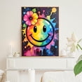 thumbnail image 3 of BYGFHLYW Rainbow Tie Dye Smiley Face Diamond Art Kits for Adults,Diamond Painting Kits for Beginner, Home Wall Decor 12 x 16 in, 3 of 8