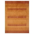 thumbnail image 2 of Rugsotic Carpets Handmade Rugs Hand Knotted Loom Rectangle 5'x8' Orange Wool for Indoor Use, 2 of 5