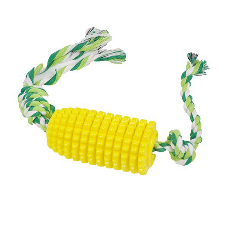 Corn Dog Chewing Toy Indestructible Dog Toy Corn Molar Stick Cleaning